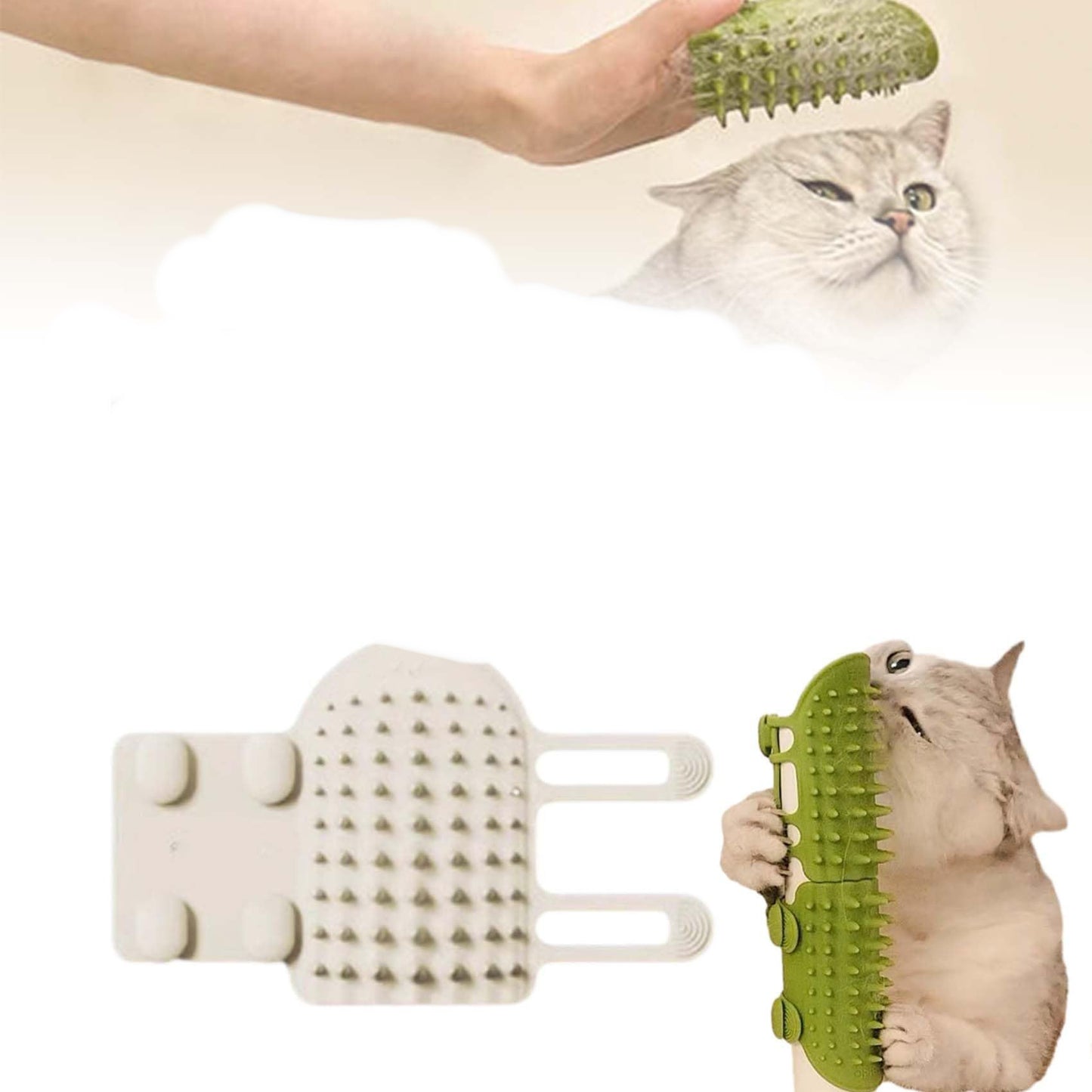 Cat Self Groomer Corner Scratcher