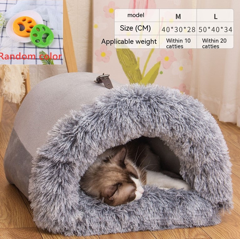 Warm & Cozy Portable Pet Nest – Warm & Moisture-Proof