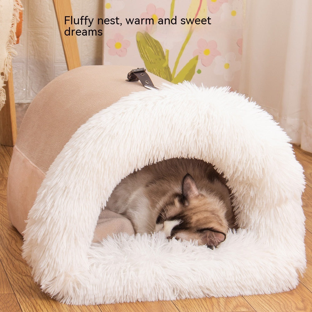 Warm & Cozy Portable Pet Nest – Warm & Moisture-Proof