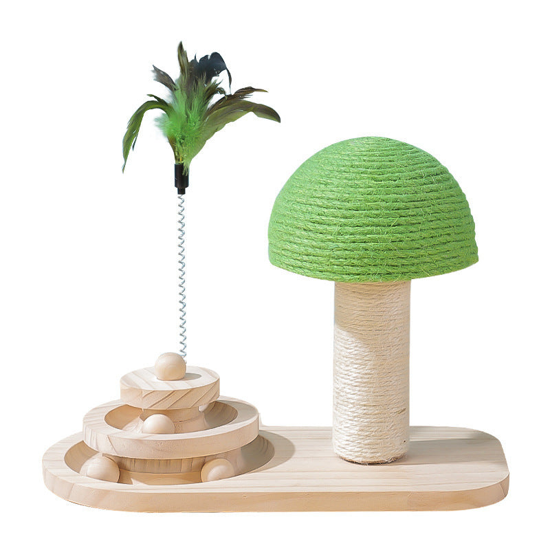 Double Ball Cat Scratcher Tree – Pet Furniture & Toy