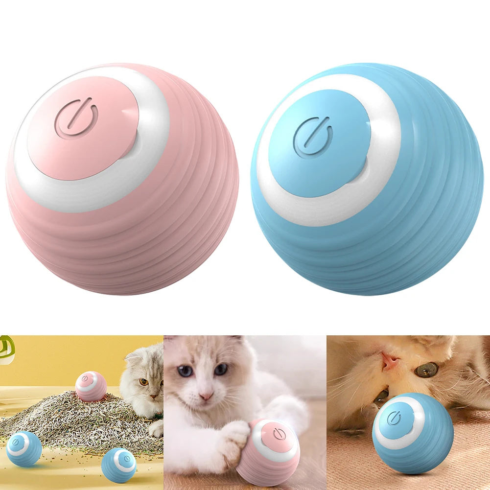 Smart Moving Cat Toy Ball – Interactive Play