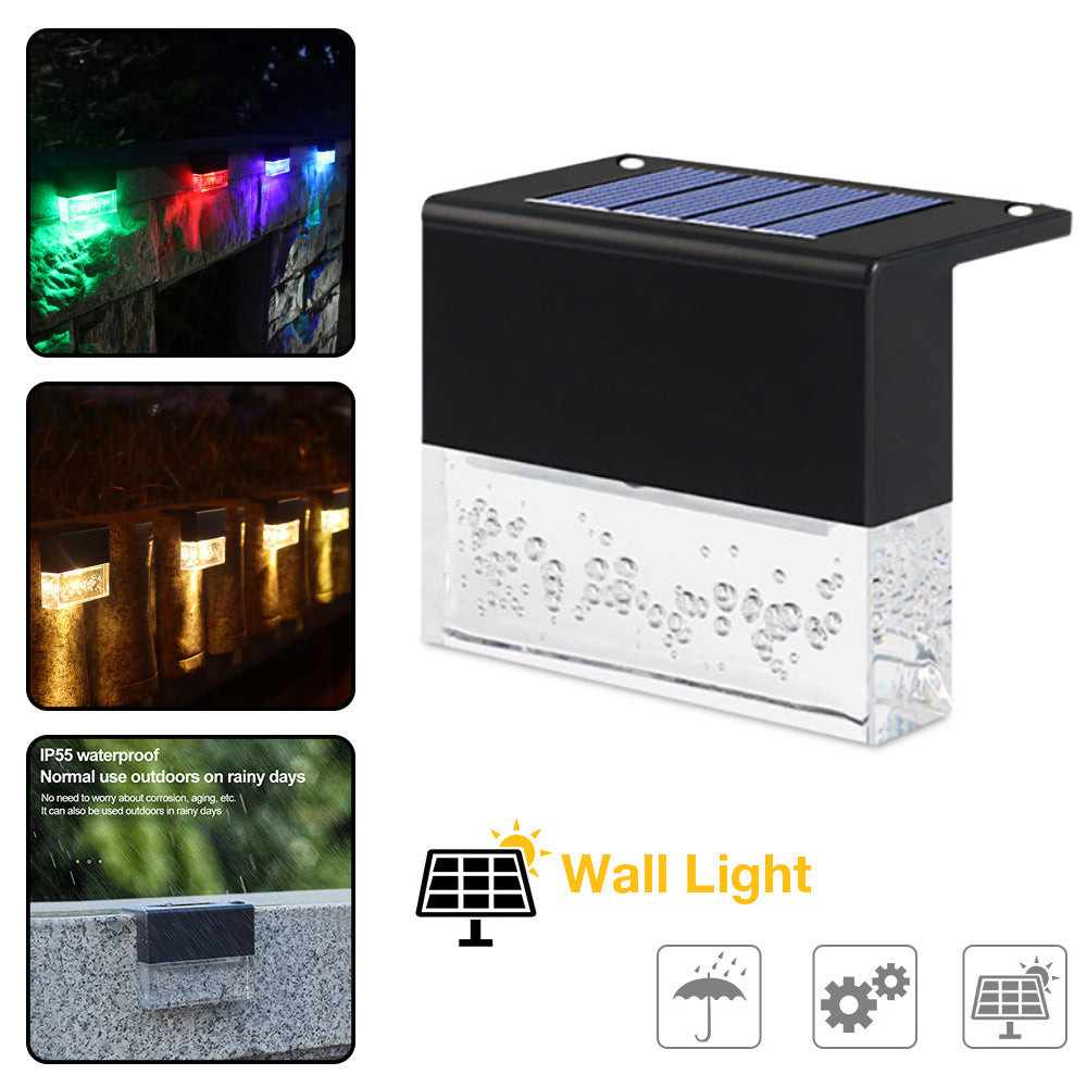 Aesthetic RGB Step & Fence Light - Waterproof + Solar