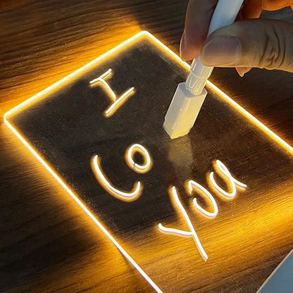 LED Note Board Night Light – Gift & Decor