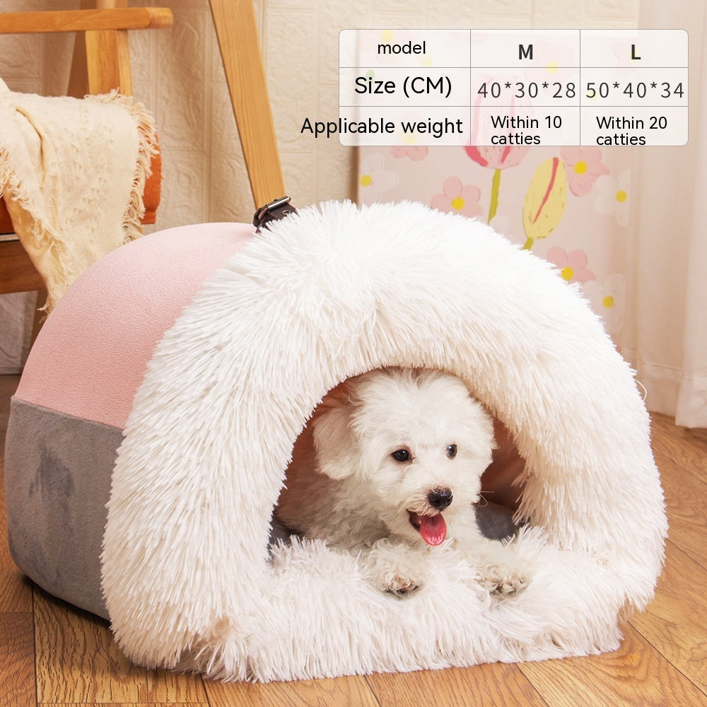 Warm & Cozy Portable Pet Nest – Warm & Moisture-Proof