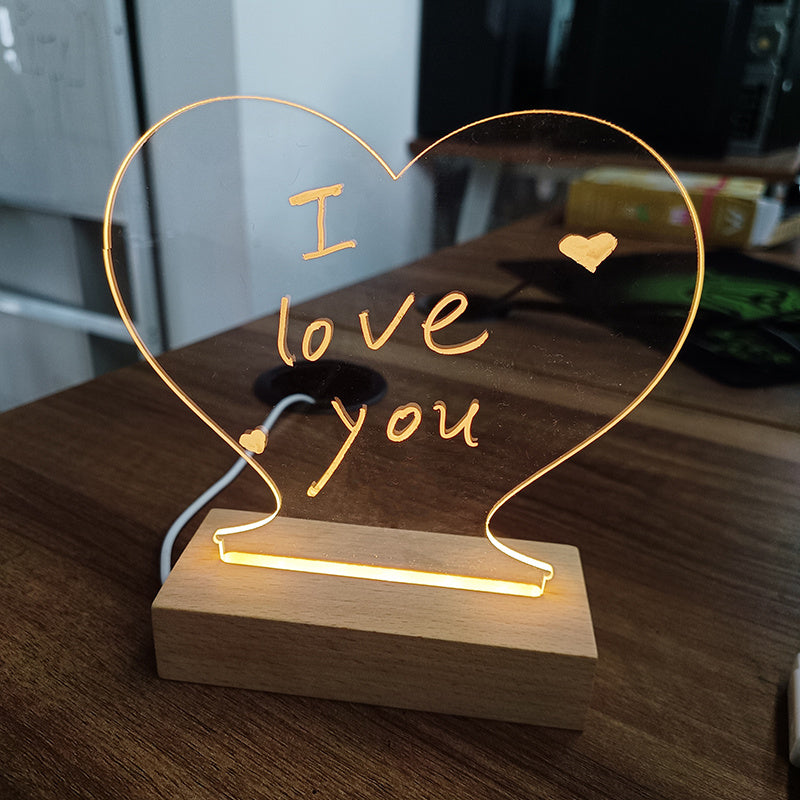 LED Note Board Night Light – Gift & Decor