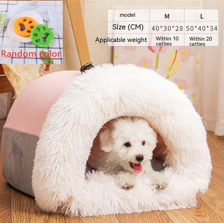 Warm & Cozy Portable Pet Nest – Warm & Moisture-Proof