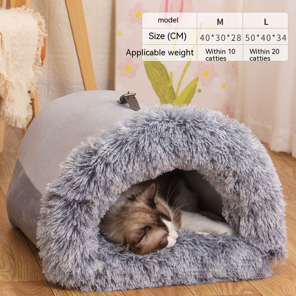 Warm & Cozy Portable Pet Nest – Warm & Moisture-Proof